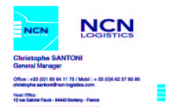 Tarjetas NCN Logistics